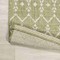 Jonathan Y Ourika Moroccan Geometric Textured Weave Light Green/Cream 5 ft Square Indoor/Outdoor Area Rug SMB108N-5SQ - alternate 7