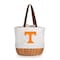 Picnic Time Family Of Brands NCAA Tennessee Volunteers Coronado Canvas and Willow Basket Tote - Picnic Bag 203-00-187-554-0 - alternate 1