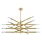 Corbett Lighting Strasbourg 18 Light Integrated LED Chandelier in Vintage Brass 501-56-VB - alternate 1
