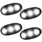 Recon 11-14 FORD SUPER DUTY DUALLY FENDER LENSES 2 RED/2 AMBER LED LIGHTS SM 264136BK - alternate 7