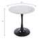 Leisuremod Bristol Round MDF Dining Table - Pedestal Base Kitchen Table, Modern Style BTBL-B40MWT - alternate 7