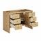James Martin Vanities Hudson 48" Single Vanity, Light Natural Oak, w/ 3 CM Siberian Silestone Top 435-V48-LNO-3SFR - alternate 7