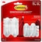3M Command Medium Plastic Designer Hooks 3.15 in. L 4 pk 17081-2VPES - alternate 1