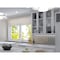 Andova Tiles Fresh Nuptuals White Novelty Flower Glass and Natural Stone Wall & Floor Mosaic Tile ANDFRE391 - alternate 2