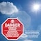 Signmission Danger Chemical Storage Authorized, 6 Inch X 6 Inch, Plastic Sign OC-P-6-34 - alternate 6