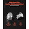 Vevor 72-Piece ORFS O-Ring Plug and Cap Hydraulic Sealing Fittings Kit Sizes 4-16, 72PK ORFS 72PCS-SS - alternate 6