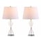 Jonathan Y Aubrey 24" Crystal LED Table Lamp, Clear, 2PK JYL2045A-SET2 - alternate 1