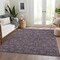 Homeroots 8' X 10' Purple Beige And Taupe Floral Washable Indoor Outdoor Area Rug 582305 - alternate 6