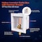Everflow Icemaker Outlet Box W/ Hammer Arrester, 1/2'' Press, White ABS (Single) SB100-RH - alternate 4