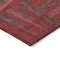 Homeroots 3' X 5' Red And Brown Geometric Washable Indoor Outdoor Area Rug 598298 - alternate 6