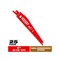 Freud Reciprocating Saw Blade, Applicable Materials: Wood, 1 in W, 6 in L, 6/12 TPI Orange, 25PK DS0612BW25 - alternate 6