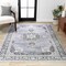 Jonathan Y Bausch Bohemian Distressed Chenille Non-Slip Machine-Washable Gray/White 5 ft. x 8 ft. Area Rug WSH201A-5 - alternate 7