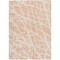 Homeroots 5' X 8' Peach and Ivory Abstract Washable Non Skid Indoor Outdoor Area Rug 559293 - alternate 5