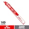 Diablo Reciprocating Saw Blade, Steel Demon, 9 in, 8 TPI, Carbide Tipped, Thick Metal, 10 Pack DS0908CF10 - alternate 5