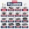 Bakken- Swiss Kitchen Cookware Set, Nonstick Coating, Pots and Pans Set with Handle Grips and Tempered Glass Lids BKCWGRY23MAR - alternate 4