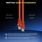 Maximm Cat6 Ethernet Cable 25ft 10Gbps 550MHz UTP, 50PK, Orange, 50PK CAT6CCA-25OR-50PK - alternate 5