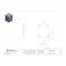 Wiegmann 1/4 Turn Latch Electrical Enclosures, 8 in H, 6 in D, 6 in W, 1, Steel N1C060806 - alternate 3