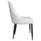 Leisuremod Allure Modern Dining Chair In White and Oak Wood Legs AC49W - alternate 6