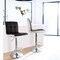 Elama 2 Piece Faux Leather Tufted Bar Stool in Black and White with Chrome Base ELM-742-BLK-WHT - alternate 8