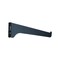 Knape & Vogt John Sterling 80/180 Series 8" Black Support Bracket 180 BLK 8 - alternate 2