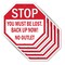 Signmission Stop You Must Be Lost. Back Up Now!, 10 inch X 10 inch, Aluminum Metal Signs, 5PK OC-A-5Pack-10-84 - alternate 1