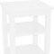 Homeroots 28" White Solid Wood Nightstand 548326 - alternate 5