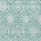 Homeroots 5' X 8' Turquoise Teal Blue And Ivory Medallion Washable Indoor Outdoor Area Rug 587771 - alternate 5