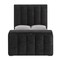 Global Furniture Usa Contemporary Serenity Onyx Queen Bed With Speaker, Tv Lift And Fireplace SERENITY-ONYX-QB W/SPKR TV LIFT FP - alternate 1