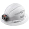 Klein Tools Hard Hat with Lamp, PC/ABS, 4-point Point Ratchet with Pivot, Type 1, Class C, White 60407RL - alternate 1