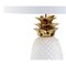 Jonathan Y Pineapple 23" Ceramic LED Table Lamp, White/Gold JYL4019C - alternate 5