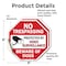 Signmission No Trespassing Protected by Video S, 6 inch X 6 inch, Vinyl Decal, 2PK OC-D-2PACK-6-100 - alternate 4