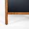 M&T Displays Dark Wood 23.6x47.25 Inch Double Sided Chalkboard A-Frame UWODD06012X2000 - alternate 4