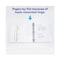 Avery TouchGuard Protection Heavy-Duty View Binders with Slant Rings, 3 Rings, 1.5 in. Cap, 11x8.5, White 17142 - alternate 8