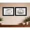 Homeroots Set Of Two Stays at Grandmas 2 Black Framed Print Wall Art, 2PK 407071 - alternate 3