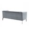 Homeroots 76" Gray Sofa With Silver Legs 480906 - alternate 5