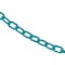 Mr. Chain 1" x 25' Turquoise Plastic Safety Chain 10056-25 - alternate 1
