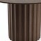 Homeroots 46" Brown Wood Pedestal Base Round Top Dining Table 720937 - alternate 5