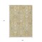 Homeroots 9' X 12' Gold Ivory And Gray Oriental Washable Indoor Outdoor Area Rug 598044 - alternate 5