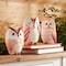 Homeroots Set of Three Pink And Beige Terracotta Owl Figurines, 3PK 634146 - alternate 4