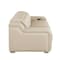 Homeroots 103" Beige Italian Leather Reclining USB Sofa 632880 - alternate 6