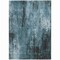 Homeroots 10' X 14' Teal Blue Gray And Ivory Abstract Washable Indoor Outdoor Area Rug 617673 - alternate 5