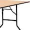 Flash Furniture Rectangle Folding Table, Wood Top, Wood Grain YT-WTFT30X72-TBL-GG - alternate 4