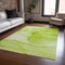 Homeroots 5' X 8' Green Abstract Washable Indoor Outdoor Area Rug 559743 - alternate 3