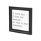 Homeroots Black And White I Cant Say I Love You Enough Black Framed Print Wall Art 569563 - alternate 7