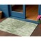 Homeroots 3' X 5' Green And Ivory Abstract Washable Indoor Outdoor Area Rug 612653 - alternate 1