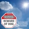 Signmission Warning Beware of Dog, 6 inch X 6 inch, Vinyl Decal, 2PK OC-D-2PACK-6-337 - alternate 2