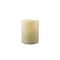 Homeroots 4" Ivory Flameless Indoor Outdoor Pillar Candle 485149 - alternate 1
