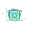 Homeroots 5" X 5" Aquamarine Mosaic Peel And Stick Removable Tiles 390824 - alternate 2