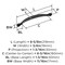 Amerock Inspirations 6-5/16 inch (160mm) Center-to-Center Matte Black Cabinet Pull, 25PK 25VMP1589FB - alternate 4