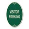 Signmission Visitor Parking, 12 Inch X 18 Inch Designer, Heavy Gauge Aluminum A-OV-G-1218-9740 - alternate 1